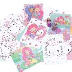 Depesche 11335 Prinzessin Princess Mimi Glitter Fun Ausmalbilder +Glitzerkleber -Beliebter Spielzeugladen 0011335 0011335 11335 2 image zoom