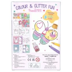 Depesche 11335 Prinzessin Princess Mimi Glitter Fun Ausmalbilder +Glitzerkleber -Beliebter Spielzeugladen 0011335 0011335 11335 7 image zoom