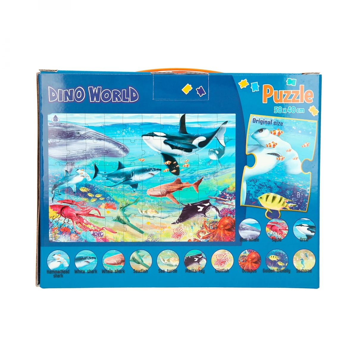 Depesche 11409 Dino World Puzzle 50 Teile UNDERWATER Unterwasserwelt Hai Wal Etc 4 Depesche 11409 Dino World Puzzle 50 Teile UNDERWATER Unterwasserwelt Hai Wal Etc – Bild 2