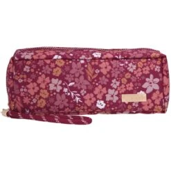 Depesche 11523 TOPModel Schlamper Mäppchen AUTUMN FIELDS Bordeaux Lexy