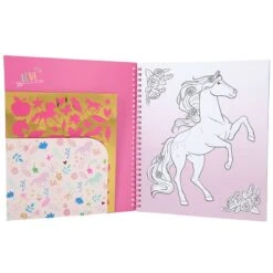 Depesche 11579 Pferd Miss Melody Malbuch Mit Fellapplikation Kreativbuch Pferde -Beliebter Spielzeugladen 0011579 0011579 11579 3 image zoom