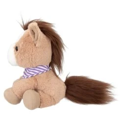 Depesche 12449 SNUKIS Pferd Bella Hellbraun Mit Halstuch 18cm Plüsch Kuscheltier -Beliebter Spielzeugladen 0012449 0012449 12449 5 image zoom