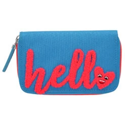 Depesche TopModel Geldbeutel Geldbörse Portemonnaie HELLO 10184 - Hellblau