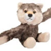Wild Republic 19556 Huggers Plüschtier Mit Schnapparmband 20cm - Wolf -Beliebter Spielzeugladen 19556