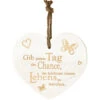 Vintage-Herz Aus Holz "Gib Jedem Tag Die Chance, Der Schönste..." 21071 -Beliebter Spielzeugladen 21071
