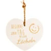 Vintage-Herz Aus Holz "Beginne Jeden Tag Mit Einem Lächeln" 24026 1 Vintage-Herz Aus Holz "Beginne Jeden Tag Mit Einem Lächeln" 24026 -Beliebter Spielzeugladen 24026
