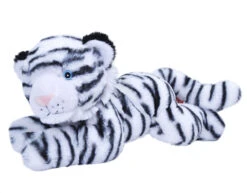 Wild Republic 24730 Ecokins Weißer Tiger Liegend White Tiger Ca. 30cm Plüsch