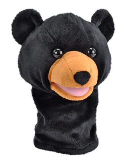 Wild Republic 25687 Wild Calls Handpuppe Schwarzbär Mit Sound Plüsch