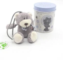 Nici 31958 Grau/brauner Bär Ca 7cm Mit Loop In Metalldose Geschenkset -Beliebter Spielzeugladen 31958 1 3MDvb7ocEaeK8I