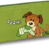 Nici 32389 Schlamper Federmäppchen Mini Filou Hund Mit Socke Grün 19x7cm -Beliebter Spielzeugladen 32389 me