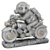 Gilde 37225 Steampunk Figur Schwein Auf Motorrad Ca. 23cm Dekoration -Beliebter Spielzeugladen 37225 1 3