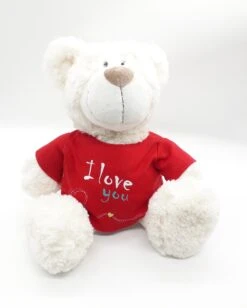 Nici 37756.1 Classic Bear Creme Mit Rotem T-Shirt "I Love You" 35cm Plüsch Schlenker -Beliebter Spielzeugladen 37756 1 10