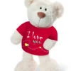 Nici 37756.1 Classic Bear Creme Mit Rotem T-Shirt "I Love You" 35cm Plüsch Schlenker 1 Nici 37756.1 Classic Bear Creme Mit Rotem T-Shirt "I Love You" 35cm Plüsch Schlenker -Beliebter Spielzeugladen 37756 1