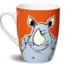 Nici 39223 Tasse Nashorn "´n Scheiss Muss Ich" Porzellan Kaffeetasse Teetasse Wild Friends -Beliebter Spielzeugladen 39223b 2048x1819