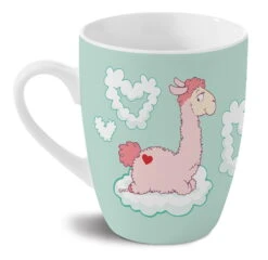 Nici 42712 Tasse Lama All You Need Is Love Porzellan Kaffeetasse Teetasse 310ml -Beliebter Spielzeugladen 42712 02 ZA Frei 2048x1992