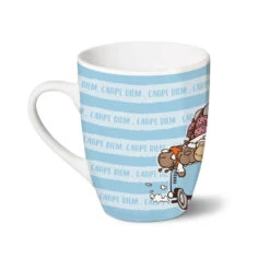 Nici 42845 Porzellantasse Schafe Jolly Mäh Bus Carpe Diem Kaffeetasse Teetasse -Beliebter Spielzeugladen 42845 aux1