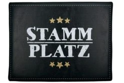 Gilde Bierkasten Sitzkissen "Stammplatz" 44x34cm Sitzpolster Schwarz 42986 -Beliebter Spielzeugladen 42986 3 10