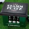 Gilde Bierkasten Sitzkissen "Stammplatz" 44x34cm Sitzpolster Schwarz 42986 -Beliebter Spielzeugladen 42986 4 10