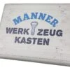 Gilde Bierkasten Sitzkissen "Werkzeugkasten" 44x34cm Sitzpolster Schwarz 42998 -Beliebter Spielzeugladen 42998 2