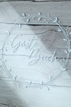 Gilde 44068 Gästebuch Rechteckig Naturfarben Mit 55 Holzscheiben Zum Beschriften -Beliebter Spielzeugladen 44068 2 9 10