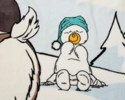 Nici 44158 Kuschel-Decke Winter Glamour Rentier Gans Pinguin 125x160cm Plüsch -Beliebter Spielzeugladen 44158 04 ZA me