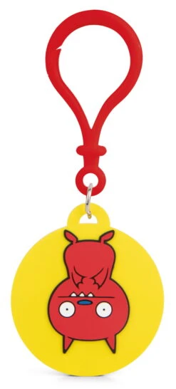 Nici 44190 PVC-Schlüsselanhänger Ugly Dolls Ca 11,5cm - Lucky Bat (rot)