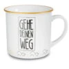 Nici 45013 Porzellantasse Metallic "Gehe Deinen Weg" Lama Kaffeetasse Teetasse -Beliebter Spielzeugladen 45013 01 HA Frei 2048x1638