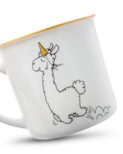 Nici 45013 Porzellantasse Metallic "Gehe Deinen Weg" Lama Kaffeetasse Teetasse -Beliebter Spielzeugladen 45013 04 ZA 1638x2048