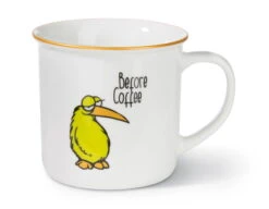 Nici 45025 Porzellantasse Kiwi Billy Ray Before Coffee / After Coffee