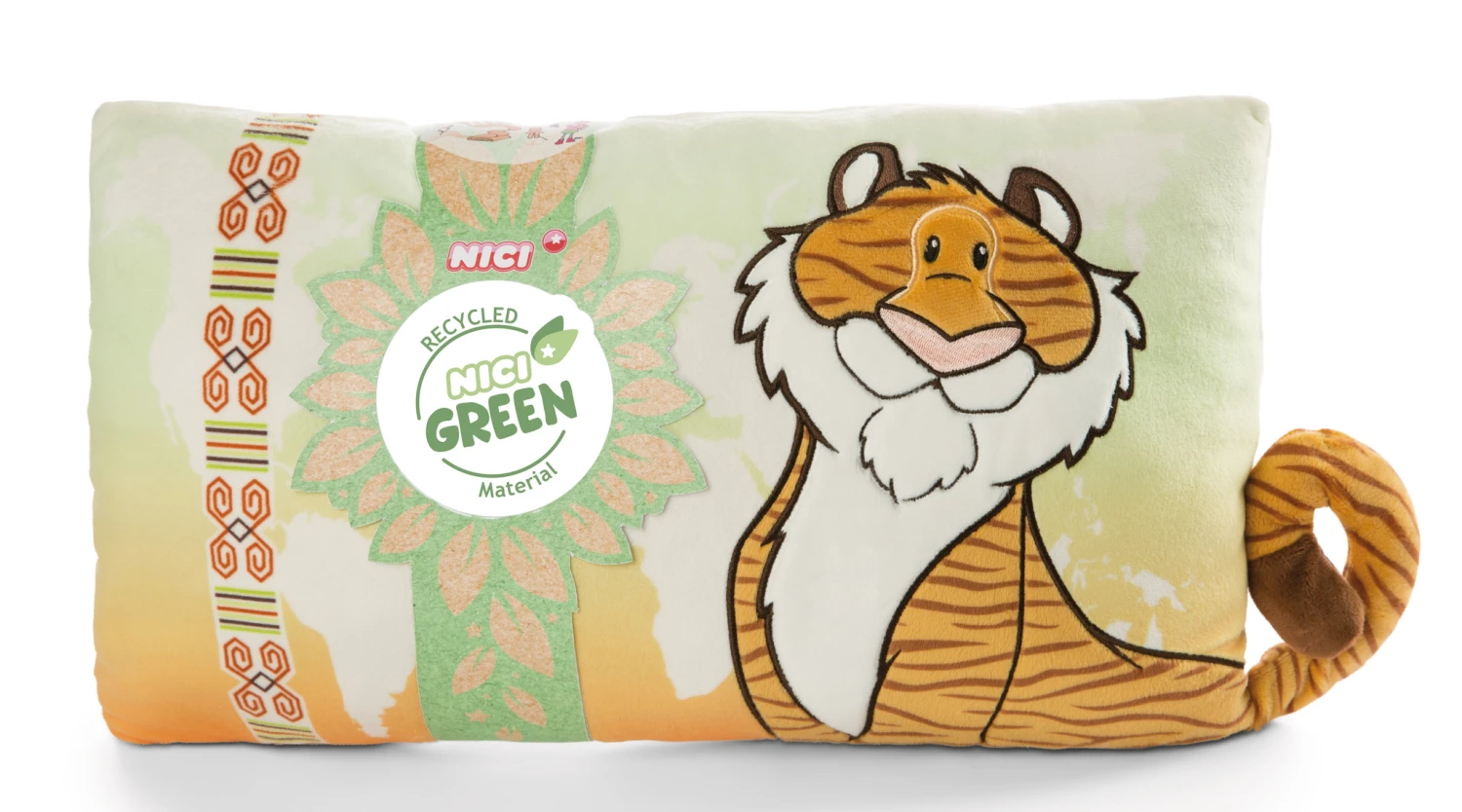 Nici 47230 GREEN Kissen Tiger Tiger-Lilly Rechteckig 43x25cm Plüsch Wild Friends 5 Nici 47230 GREEN Kissen Tiger Tiger-Lilly Rechteckig 43x25cm Plüsch Wild Friends – Bild 3