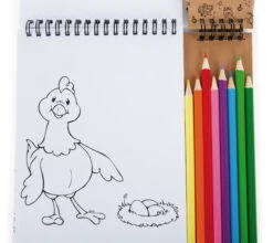 Nici 47804 Malblock & Buntstifte Im Set Farm Friends Kreativbuch Bauernhof -Beliebter Spielzeugladen 47804 04 ZA Frei 2048x1827