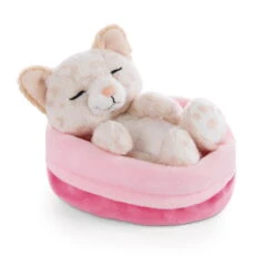 Nici 47892 Sleeping Pets Kittie Schlafende Katze Leopardmuster Im Körbchen 12cm -Beliebter Spielzeugladen 47892 02 ZA Frei vorl 2048x1914