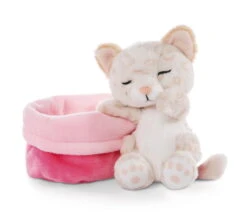 Nici 47892 Sleeping Pets Kittie Schlafende Katze Leopardmuster Im Körbchen 12cm -Beliebter Spielzeugladen 47892 03 ZA Frei vorl 2048x1772