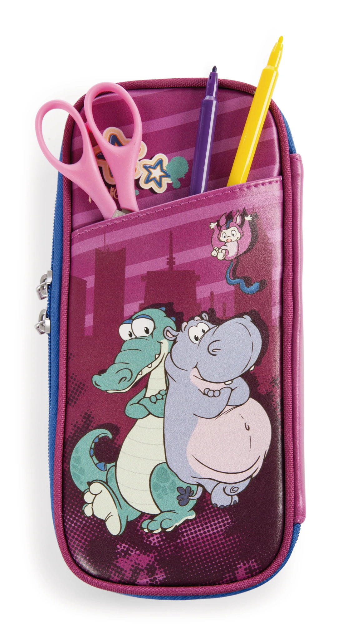 Nici 47985 Stiftmäppchen Krokodil & Nilpferd 21x10x6cm Wild Friends GREEN 3 Nici 47985 Stiftmäppchen Krokodil & Nilpferd 21x10x6cm Wild Friends GREEN