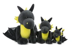 Nici 47995 Drache Dragor Schwarz-gelb 45cm Stehend Plüsch Kuscheltier Dragonia -Beliebter Spielzeugladen 47995 06 47994 47993 Groessenvergleich 2048x1331 1