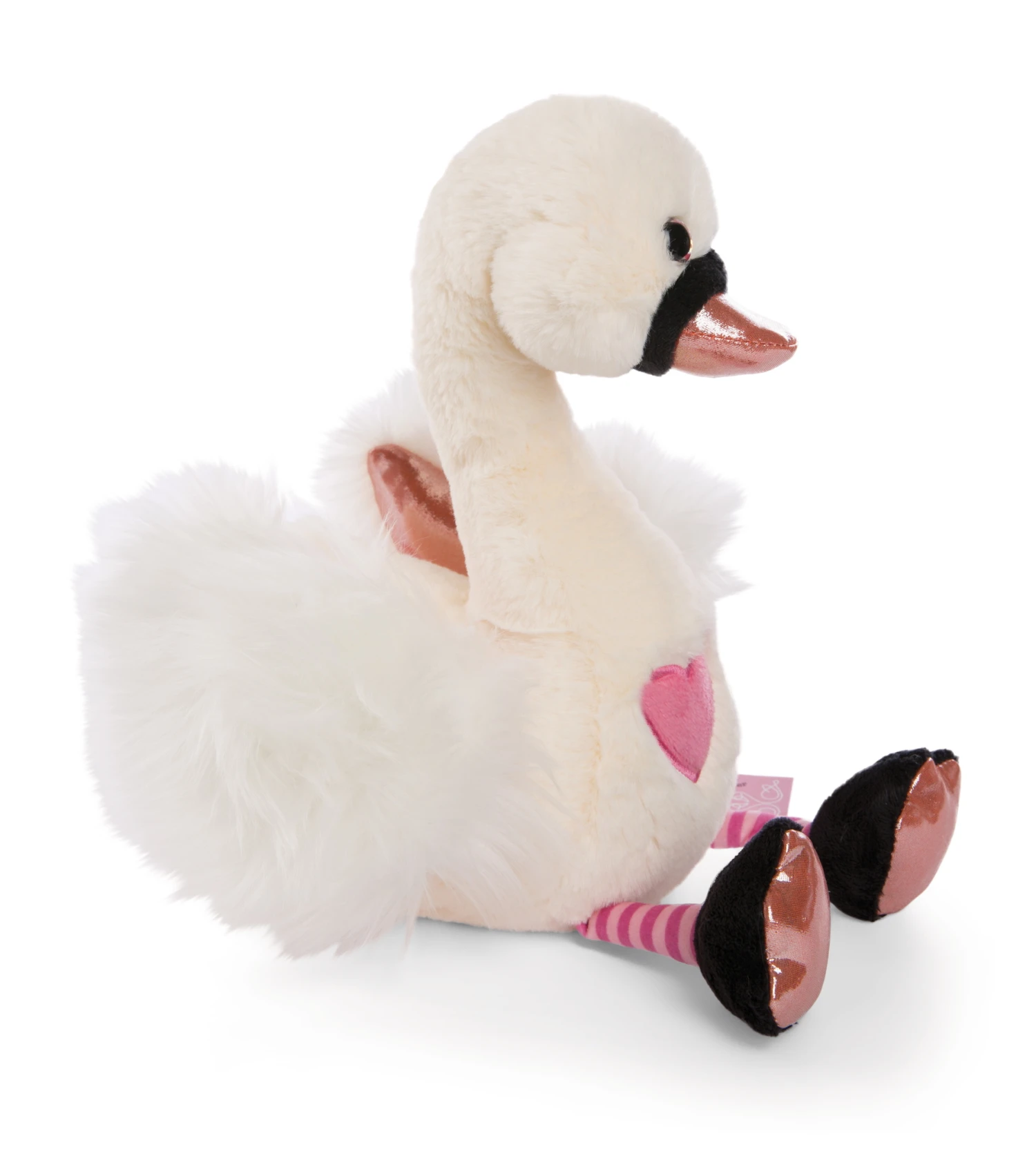 Nici 48270 Schwan Weiß Ca 50cm Plüsch Kuscheltier Love Classics GREEN 4 Nici 48270 Schwan Weiß Ca 50cm Plüsch Kuscheltier Love Classics GREEN – Bild 2