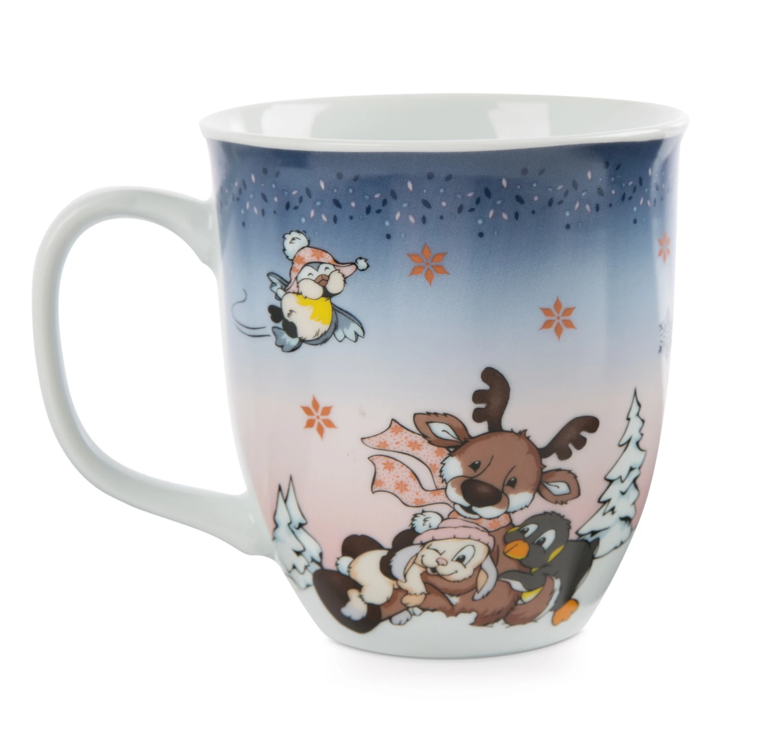 Nici 48366 Tasse Rentier Meise Hase Pinguin Porzellan Ca 410ml Winter Friends 3 Nici 48366 Tasse Rentier Meise Hase Pinguin Porzellan Ca 410ml Winter Friends