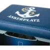 Gilde 49828 Bierkasten Sitzkissen "Ankerplatz" 44x34cm Sitzpolster Blau -Beliebter Spielzeugladen 49828 1