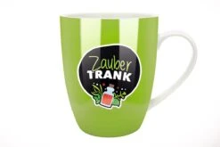 Gilde 50560 Porzellan Tasse "Zaubertrank" Ca. 360ml Grün