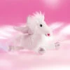 Schaffer 5535 Weißer Pegasus Fantasy XL 75cm Plüsch Kuscheltier Schlenker