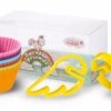 Nici 40974 Silikon Muffinförmchen & 2 Keksausstecher Einhorn Theodor & Friends -Beliebter Spielzeugladen 57gZQ9yUFNiTflo