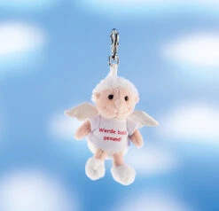 Schaffer 2521 Schutz-Engel "Werde Bald Gesund" Schlüsselanhänger Plüsch Ca 12cm