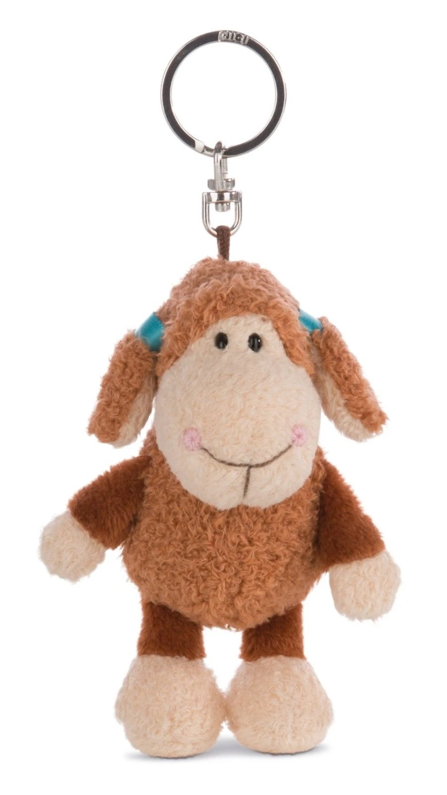 Nici 42181 Braunes Schaf Jolly Jo Mit Zöpfchen Schlüsselanhänger Plüsch Ca 10cm 4 Nici 42181 Braunes Schaf Jolly Jo Mit Zöpfchen Schlüsselanhänger Plüsch Ca 10cm – Bild 2