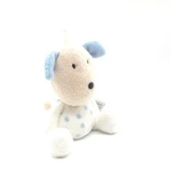 Nici 6100-459 Farmily Steinbeck Farmtiere Plüsch Schlenker Ca 15cm - Schaf Mit Punkten