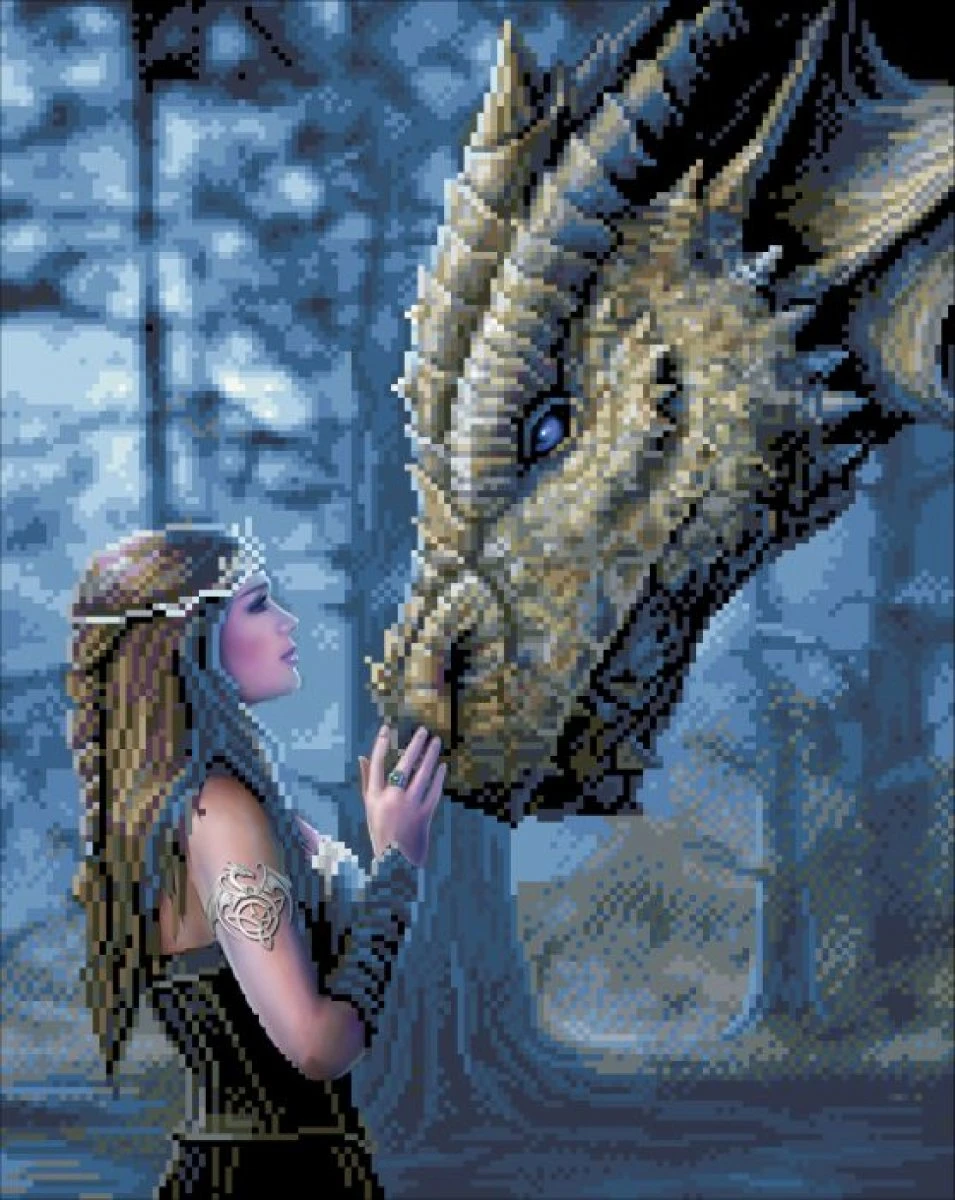 Crystal Art Anne Stokes Drachenmärchen 40x50 Cm Inkl. Holzrahmen 3 Crystal Art Anne Stokes Drachenmärchen 40x50 Cm Inkl. Holzrahmen