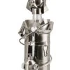 Gilde 65087 Flaschenhalter Feuerwehr Mann Vernickelt 39cm Für 0,5L Bier/Wein-Flaschen -Beliebter Spielzeugladen 65087 3 1