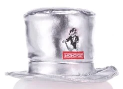 Monopoly Plüsch Spielfigur Silberfarben Ca. 20cm - Hut