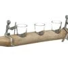 Gilde Alu-Schiffchen Mit Kerzenhalter "Rowing" Aus Mangoholz -Beliebter Spielzeugladen 81213 1 17