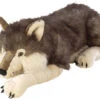 Wild Republic 82332 Floppies Wolf XL Ca. 76cm Plüsch Mit Öko-Füllung -Beliebter Spielzeugladen 82332 CK Jumbo Wolf