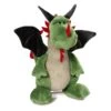 Nici 88297 Grüner Drache Sitzend Ca 20cm Plüsch Dragons Creature -Beliebter Spielzeugladen 88297 dragon verde con rojo 20cm 1